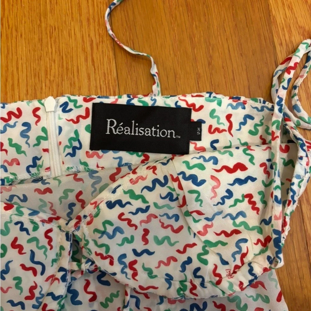 Realisation Par THE ANA Camisole in White Squiggle, size XS - Picture 9 of 15